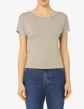 Футболка в полоску Elizabeth Ascot, бежевый