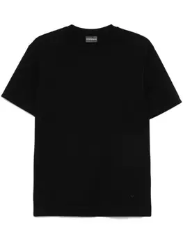 Футболка в полоску Emporio Armani, черный