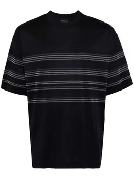 Футболка в полоску Emporio Armani, синий