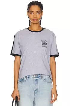 Футболка в полоску Guess Jeans, серый