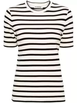 Футболка в полоску JIL SANDER, нейтральный
