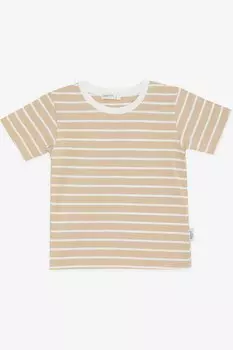 Футболка в полоску кремового цвета для мальчика (3–7 лет) Breeze, крем