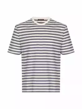 Футболка в полоску Loro Piana, мультиколор
