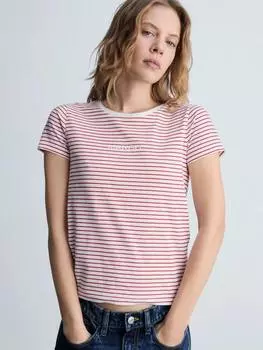Футболка в полоску mangora Mango, цвет Red/White