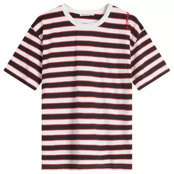 Футболка в полоску Marni, черный