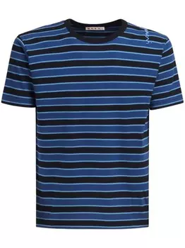Футболка в полоску Marni, синий