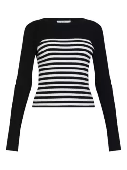 Футболка в полоску MAX MARA, черный