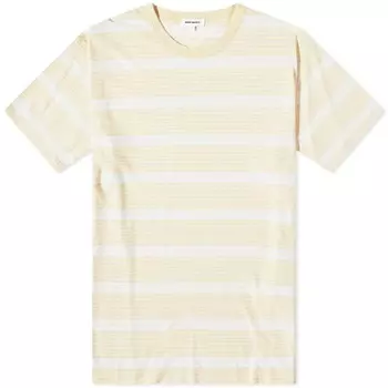 Футболка в полоску Norse Projects Johnes с отбеленной на солнце полоской