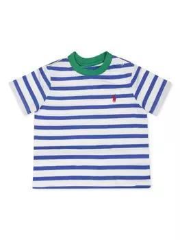 Футболка в полоску POLO RALPH LAUREN KIDS, белый