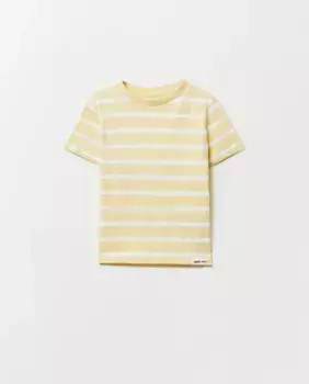 Футболка в полоску Sfera, жёлтый