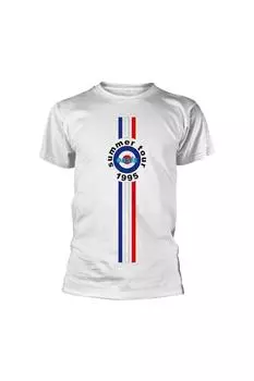 Футболка в полоску Summer Tour 1995 Oasis, белый