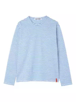Футболка в полоску Sunnei, синий