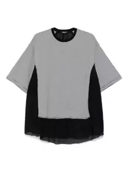 Футболка в полоску Undercover, черный