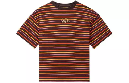 Футболка в полоску Wonka, унисекс, многоцветная Converse, цвет Multicolor