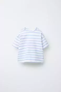 Футболка в полоску ZARA, синий