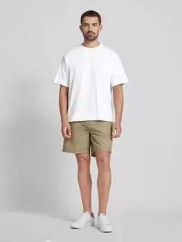 Футболка в простом дизайне Lacoste, белый