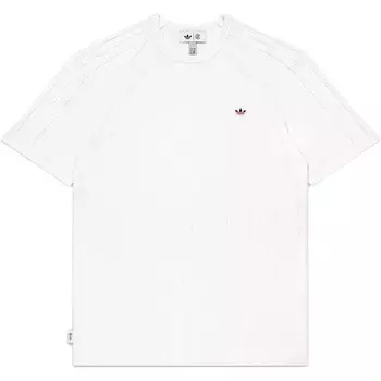 Футболка в рубчик Clot X CLOT унисекс белая Adidas Originals, белый
