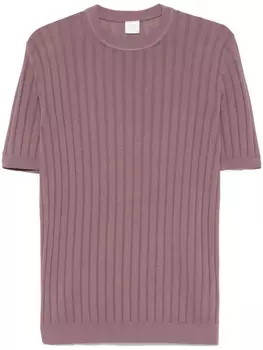 Футболка в рубчик Eleventy, фиолетовый