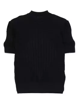 Футболка в рубчик Emporio Armani, синий