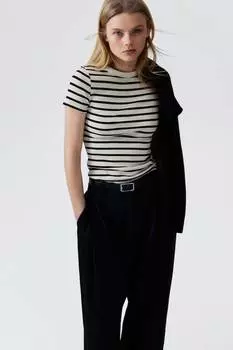 Футболка в рубчик H&M, мультиколор
