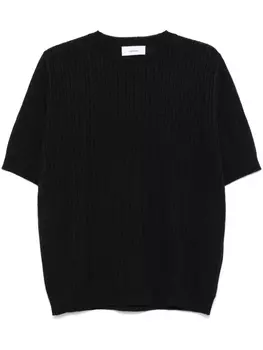 Футболка в рубчик Lardini, черный