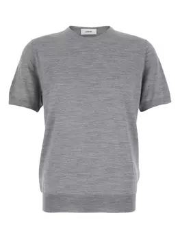 Футболка в рубчик Lardini, серый