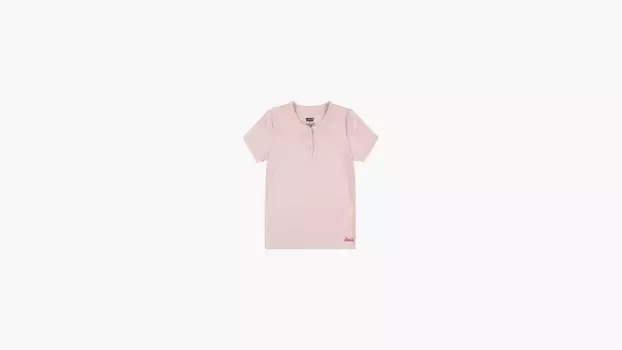 Футболка в рубчик Levi's, розовый
