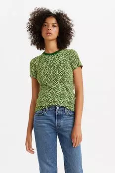 Футболка в рубчик Levi's, зеленый