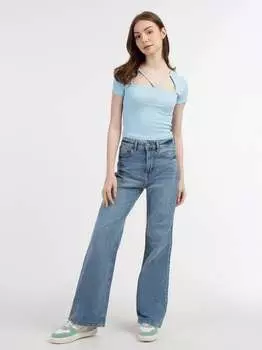 Футболка в рубчик Mymo, синий