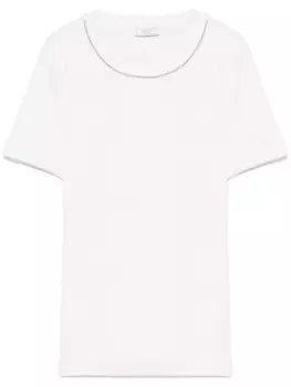 Футболка в рубчик Peserico, нейтральный