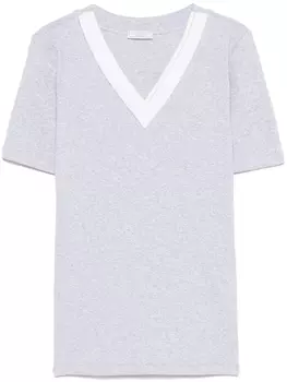 Футболка в рубчик Peserico, серый