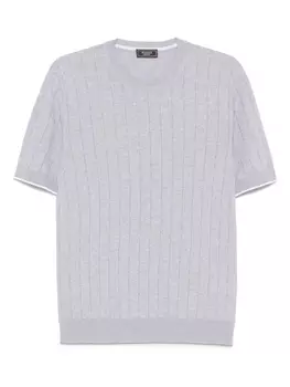Футболка в рубчик Peserico, серый