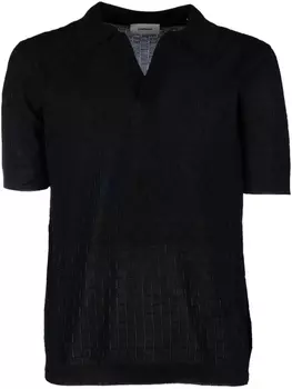 Футболка в рубчик с принтом «Paper Kid» A Paper Kid, черный