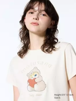 Футболка W'S ut ut Uniqlo, цвет 01 белый