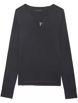 Футболка в сетку Zadig&Voltaire, серый