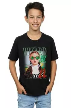 Футболка в шахматную клетку No Place Wizard of Oz, черный