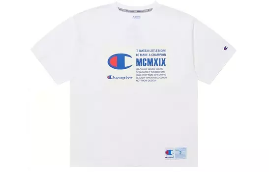 Футболка в стиле экшн унисекс Champion, белый