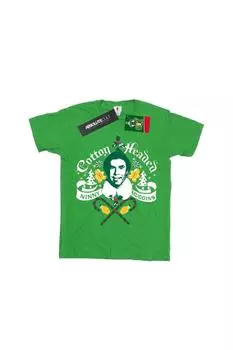 Футболка в стиле бойфренда Ninny Muggins с хлопковой головкой Elf, зеленый