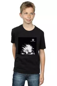 Футболка в стиле Чубакки Star Wars, черный