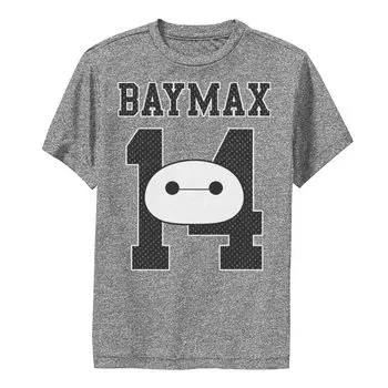Футболка в стиле джерси с графическим рисунком Disney's Big Hero 6 для мальчиков 8–20 лет Baymax 14 Disney