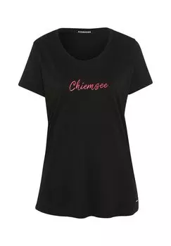 Футболка в стиле лейбла CHIEMSEE, цвет Black Beauty
