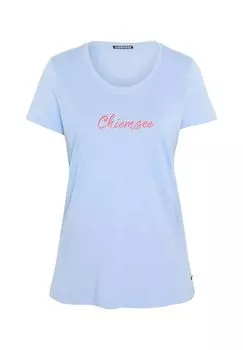 Футболка в стиле лейбла CHIEMSEE, цвет Brunnera Blue