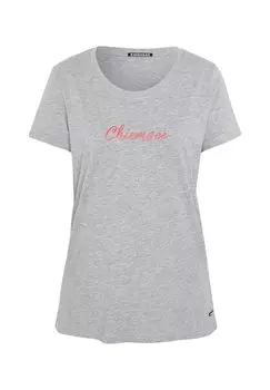 Футболка в стиле лейбла CHIEMSEE, цвет Neutral Gray Melange