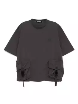 Футболка в стиле милитари с карманами Spoonyard, серый