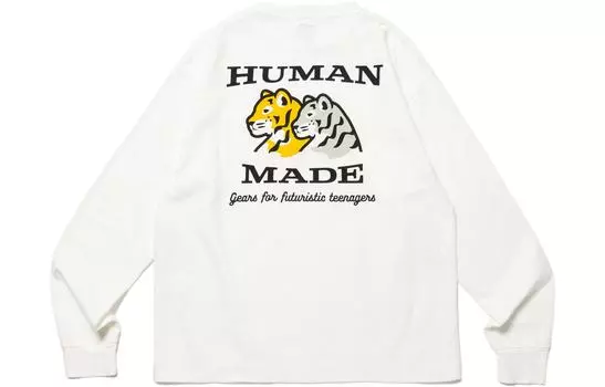 Футболка в стиле милитари унисекс HUMAN MADE, зеленый