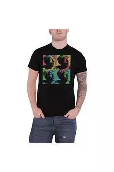 Футболка в стиле поп-арт Tupac Shakur, черный