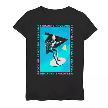 Футболка в стиле ретро Disney/Pixar's Incredibles 2 Frozone для девочек 7–16 лет Licensed Character