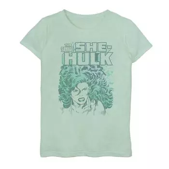 Футболка в стиле ретро для девочек 7–16 лет Marvel Savage She Hulk Licensed Character