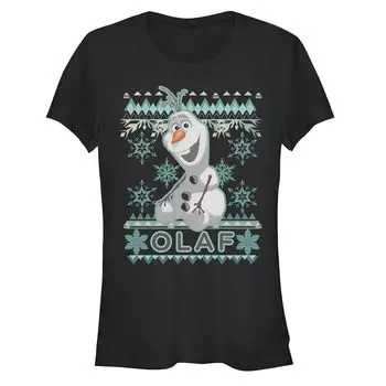 Футболка в стиле рождественского свитера для юниоров Frozen Olaf Ugly Licensed Character