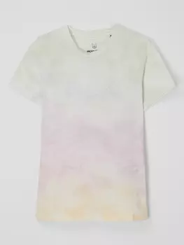 Футболка в стиле тай-дай Jack & Jones, белый